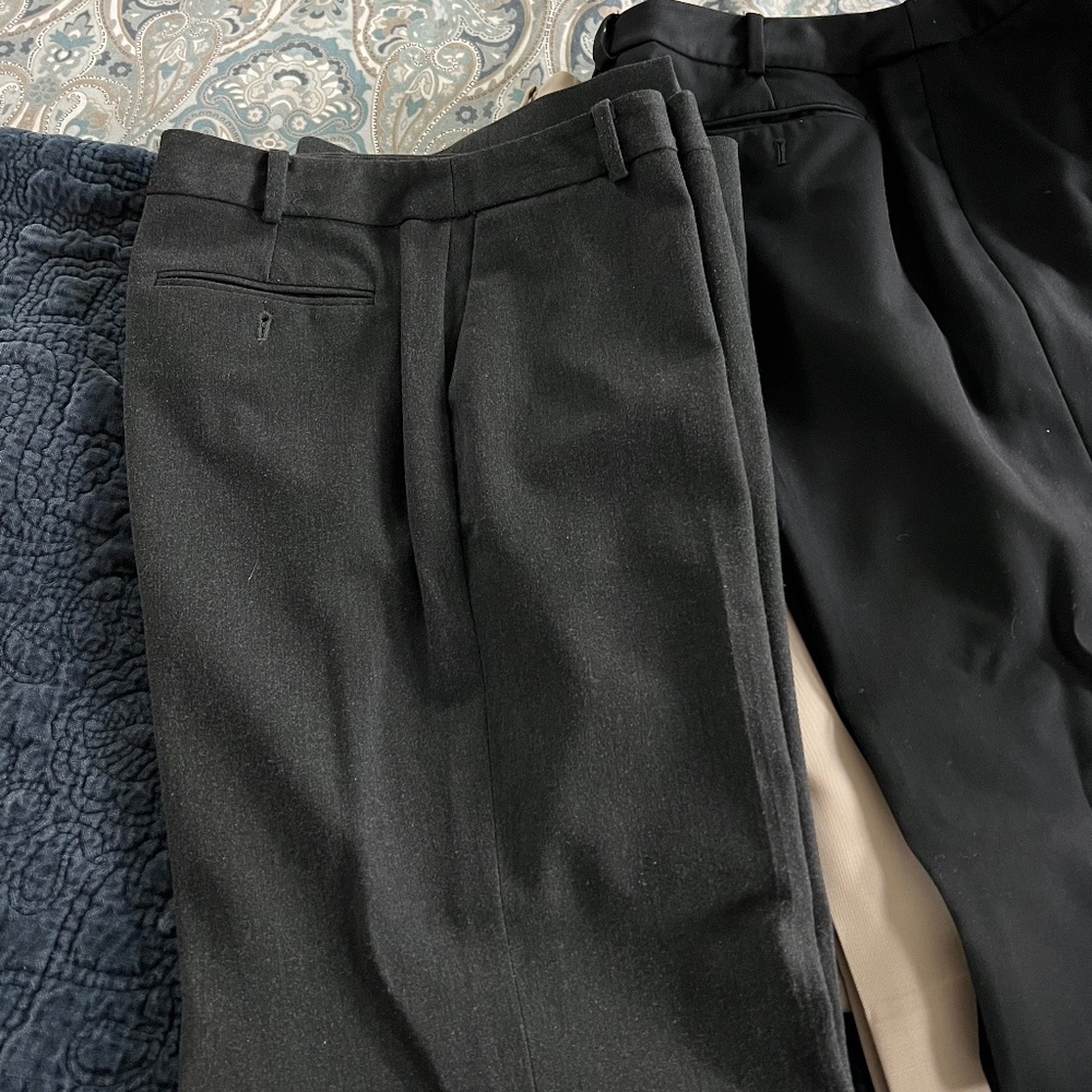 Charcoal slacks